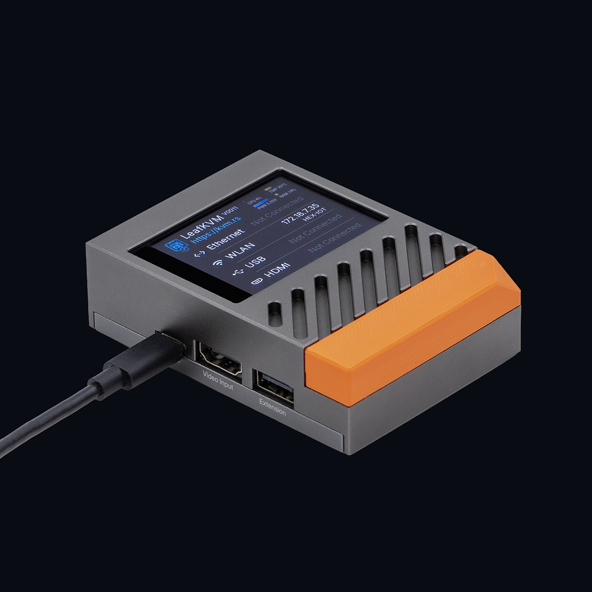 LeafKVM hero image